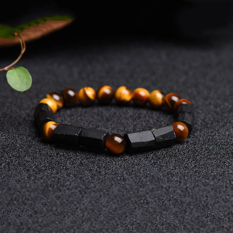 Buddha Stones May Confidence Guide Your Way Black Tourmaline Bracelet Includes Gift Message Card