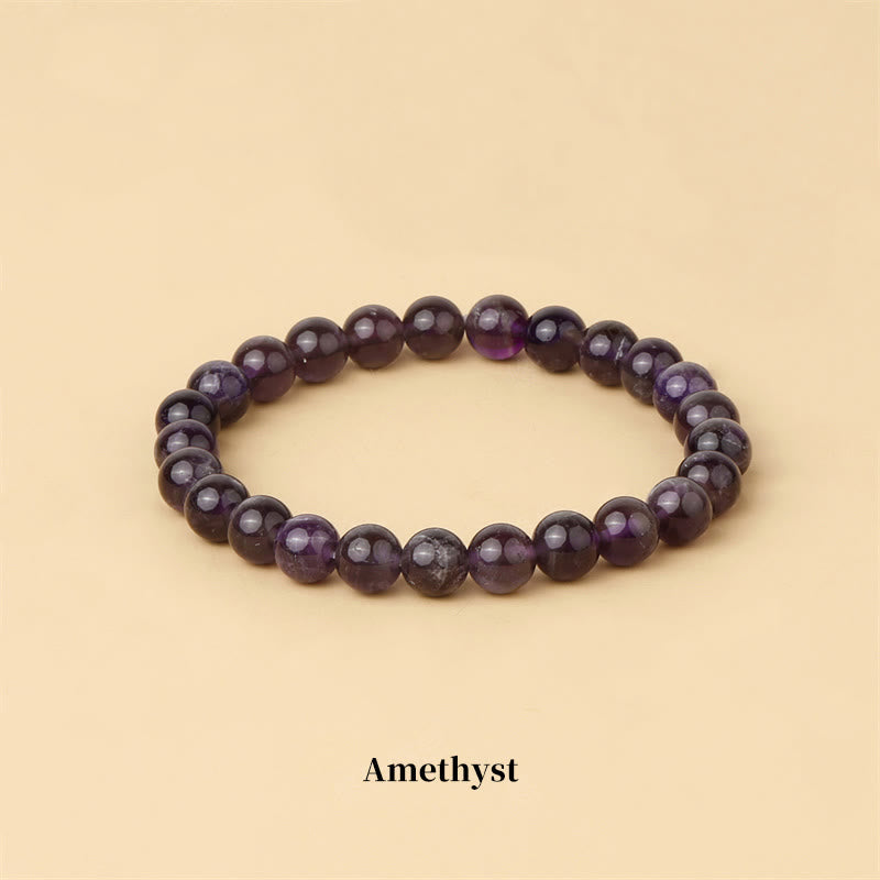 Buddha Stones All the Best for Love and Harmony Stone Quartz Bracelet Includes Gift Message Card