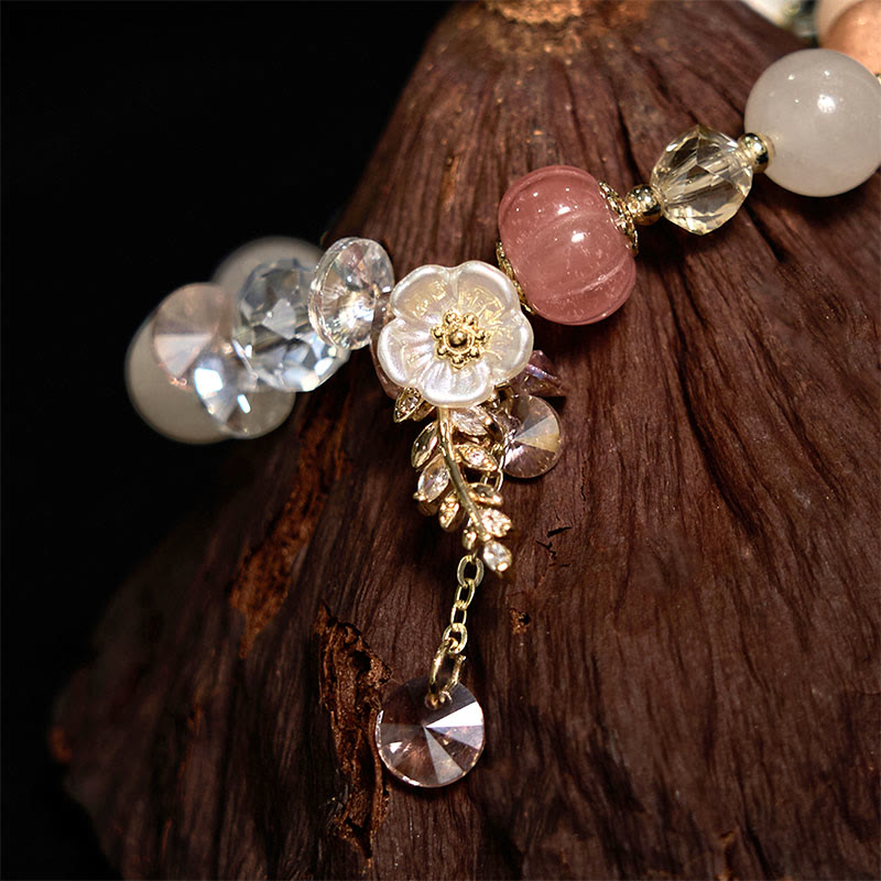 Buddha Stones Wishing You Light and Happiness Sun Stone Bracelet Includes Gift Message Card