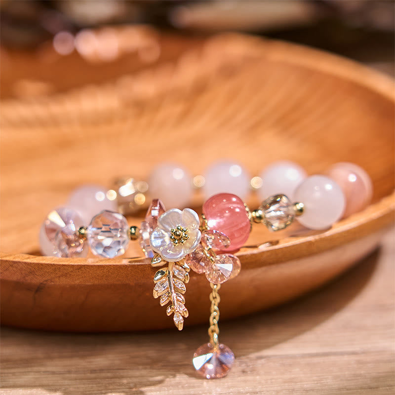 Buddha Stones Wishing You Light and Happiness Sun Stone Bracelet Includes Gift Message Card