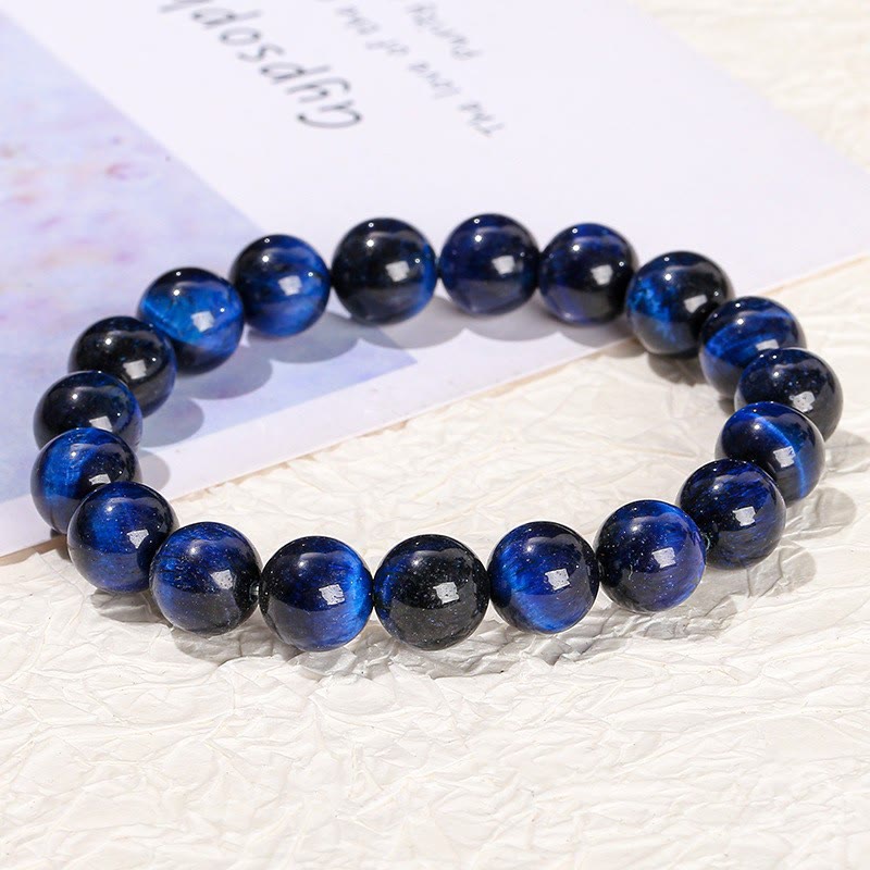 Buddha Stones All the best for Focus and Clarity Tiger Eye Bracelet Includes Gift Message Card