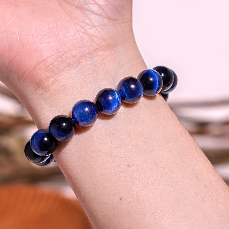 Buddha Stones All the best for Focus and Clarity Tiger Eye Bracelet Includes Gift Message Card