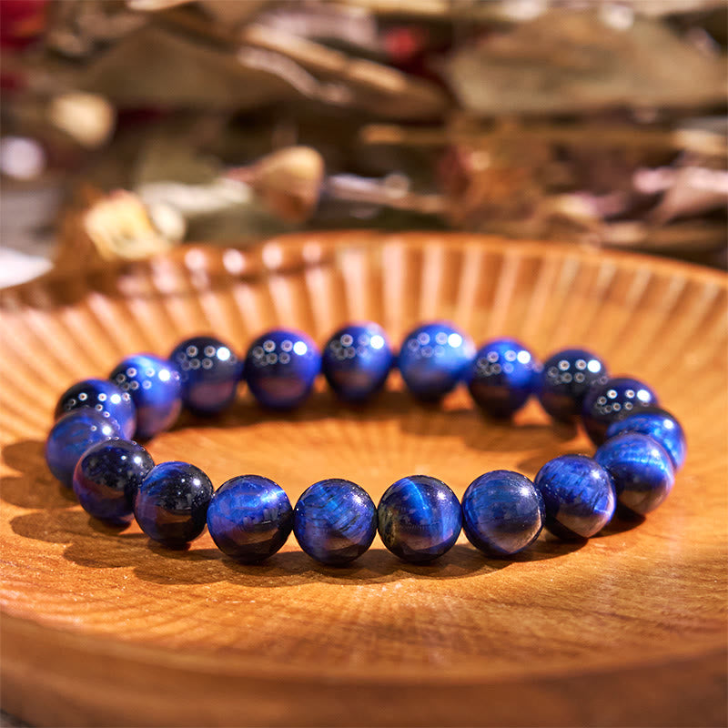 Buddha Stones All the best for Focus and Clarity Tiger Eye Bracelet Includes Gift Message Card