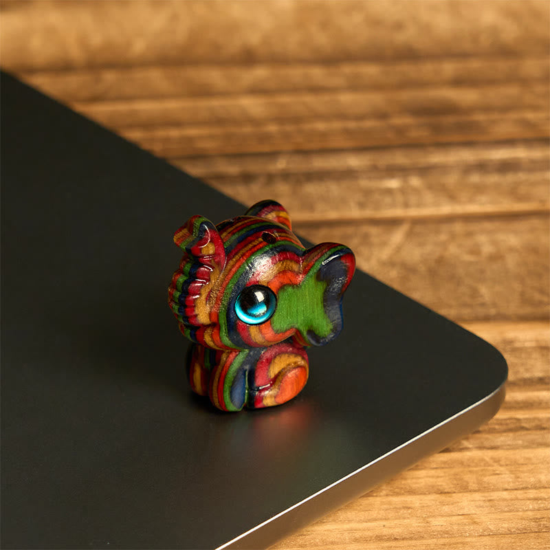 Buddha Stones Hoping for Strength and Good Fortune 2Pcs Mini Elephant Includes Gift Message Card