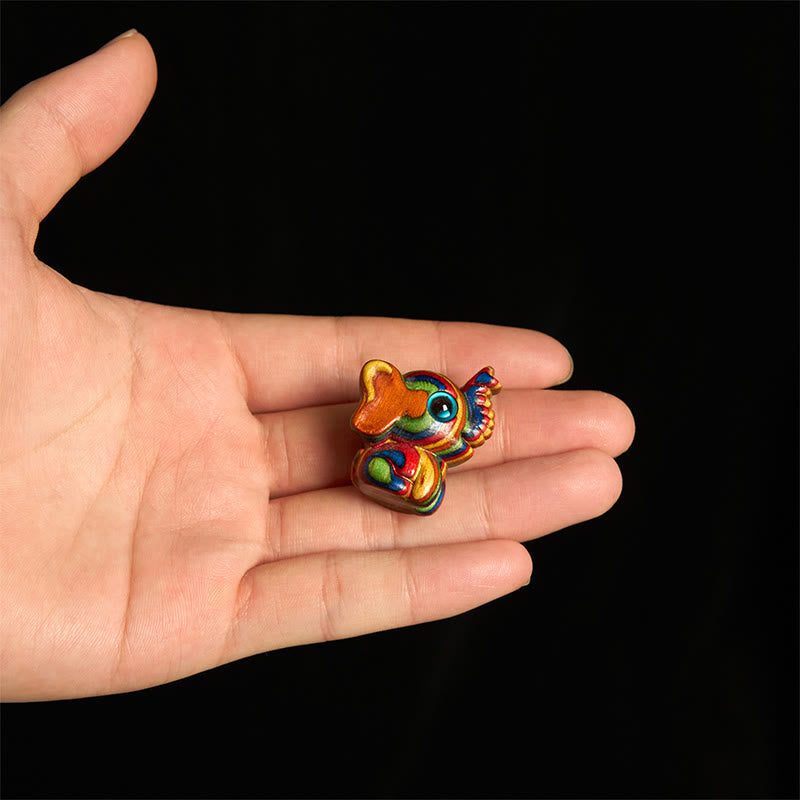 Buddha Stones Hoping for Strength and Good Fortune 2Pcs Mini Elephant Includes Gift Message Card