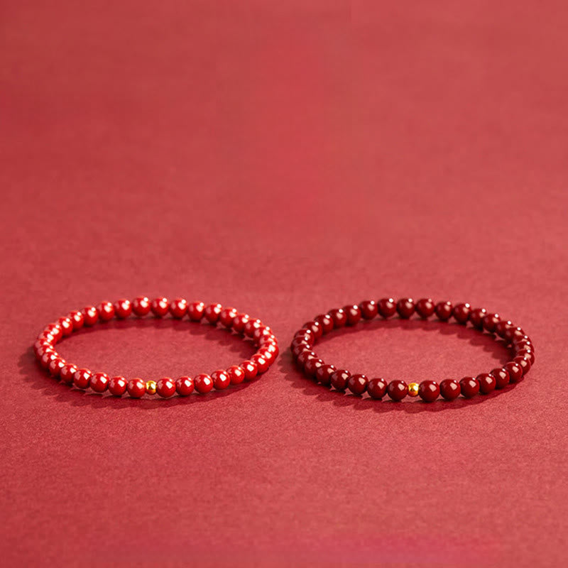 Buddha Stones Wishing Protection and Energy Cinnabar Bracelet Includes Gift Message Card