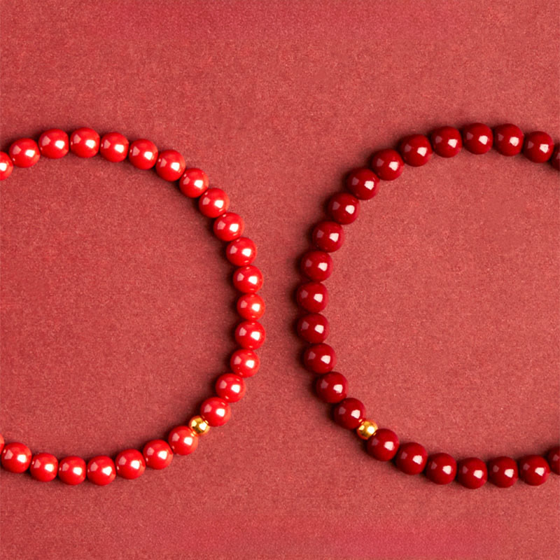 Buddha Stones Wishing Protection and Energy Cinnabar Bracelet Includes Gift Message Card