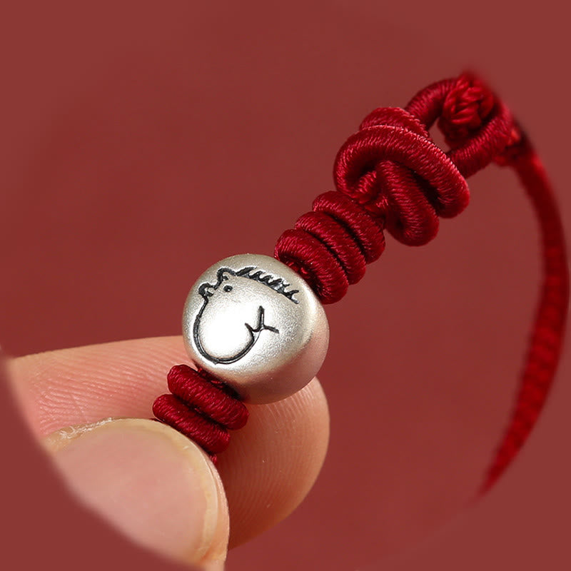 Buddha Stones Wishing You Joy and Prosperity Year of the Horse Bracelet Includes Gift Message Card