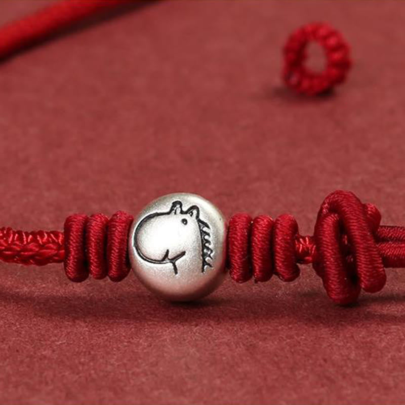 Buddha Stones Wishing You Joy and Prosperity Year of the Horse Bracelet Includes Gift Message Card