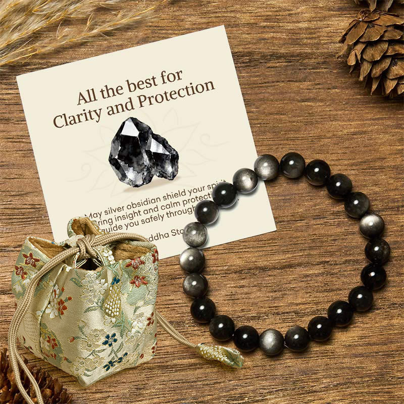 Buddha Stones All the Best for Love and Harmony Stone Quartz Bracelet Includes Gift Message Card