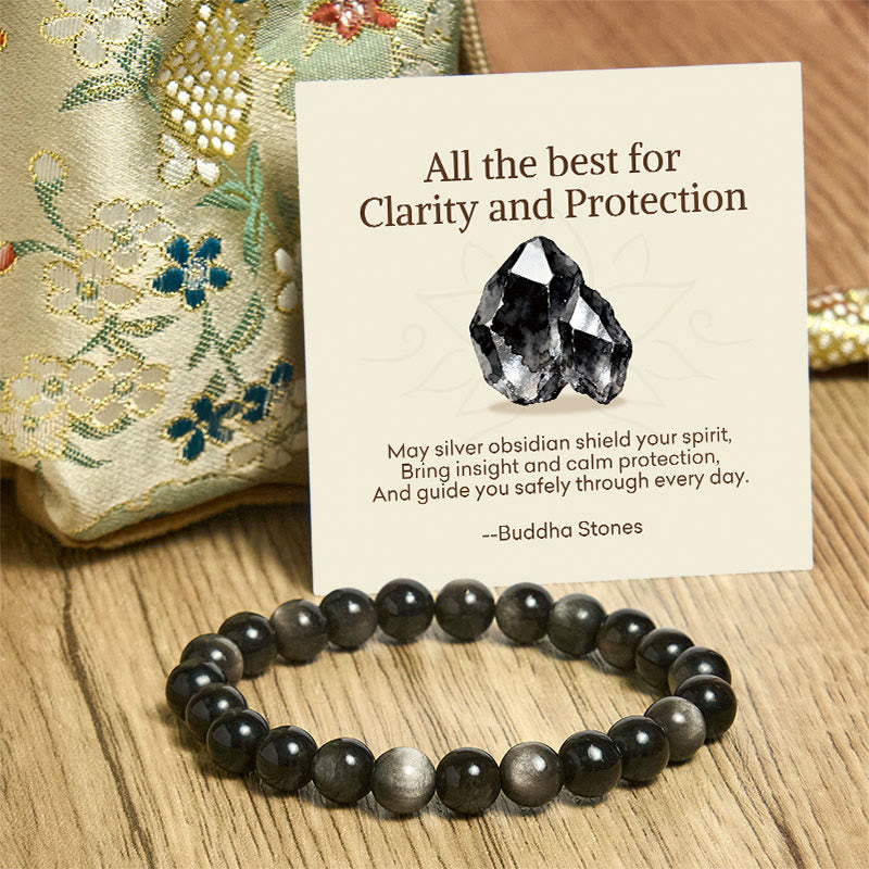 Buddha Stones All the Best for Love and Harmony Stone Quartz Bracelet Includes Gift Message Card