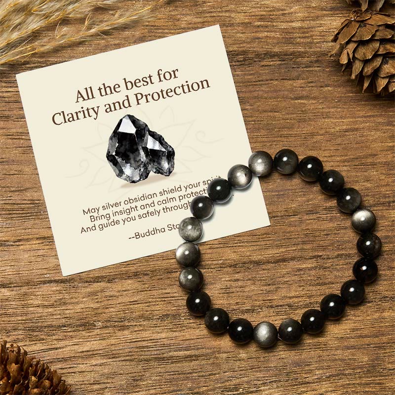Buddha Stones All the Best for Love and Harmony Stone Quartz Bracelet Includes Gift Message Card