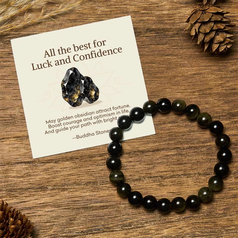 Buddha Stones All the Best for Love and Harmony Stone Quartz Bracelet Includes Gift Message Card