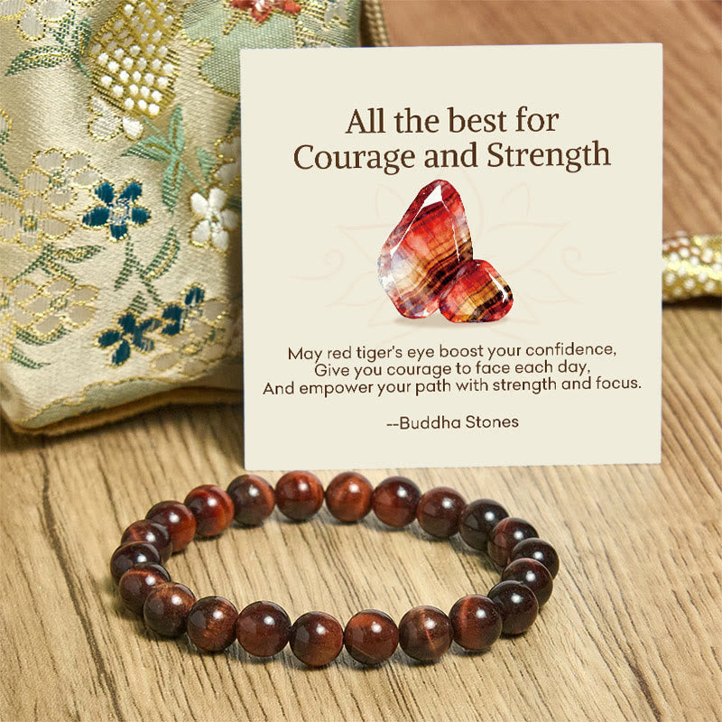Buddha Stones All the Best for Love and Harmony Stone Quartz Bracelet Includes Gift Message Card