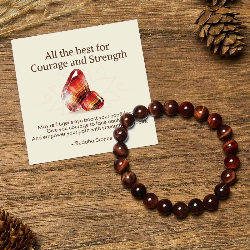 Buddha Stones All the Best for Love and Harmony Stone Quartz Bracelet Includes Gift Message Card