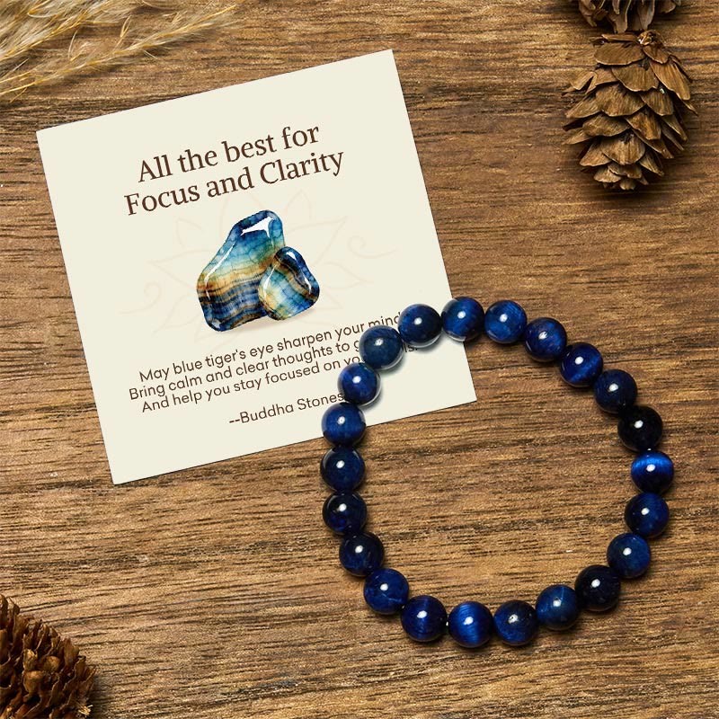 Buddha Stones All the Best for Love and Harmony Stone Quartz Bracelet Includes Gift Message Card