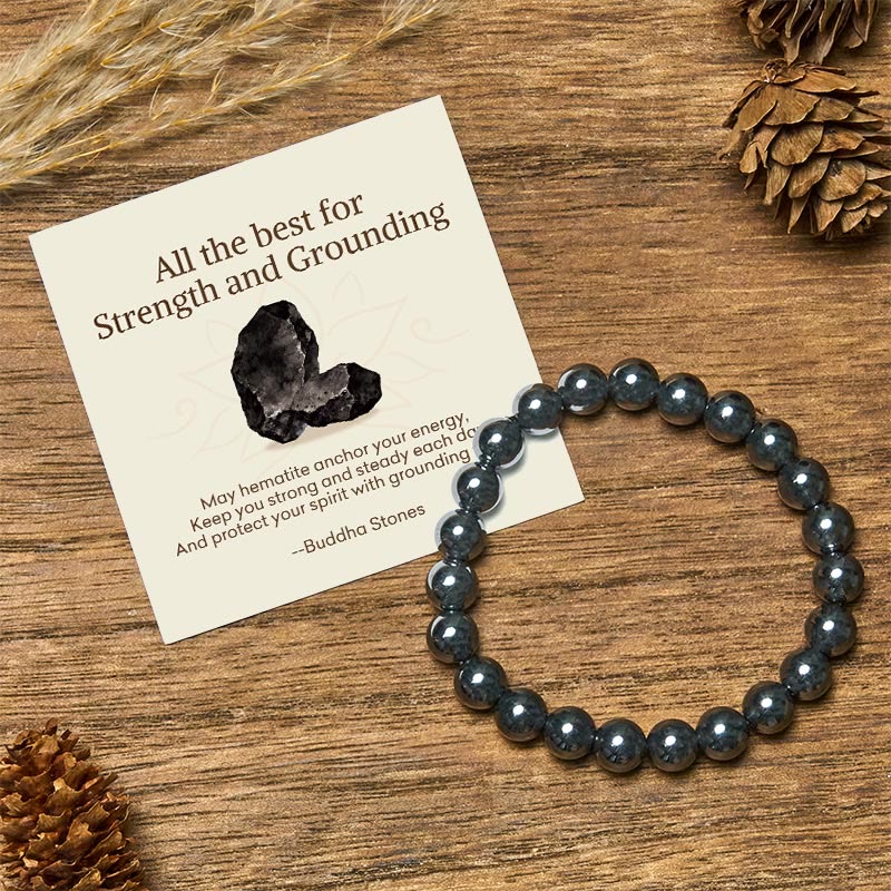 Buddha Stones All the Best for Love and Harmony Stone Quartz Bracelet Includes Gift Message Card