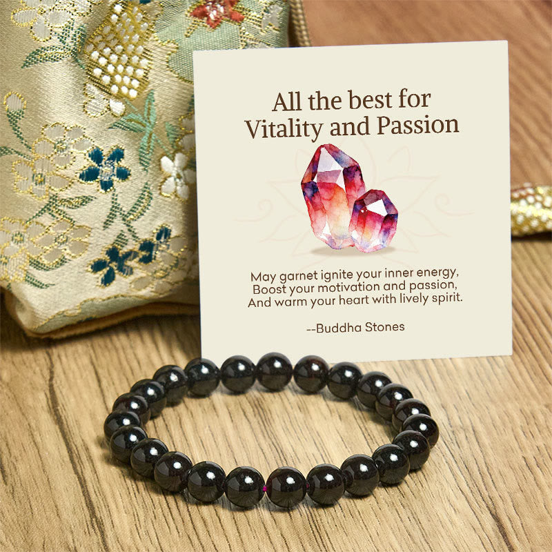 Buddha Stones All the Best for Love and Harmony Stone Quartz Bracelet Includes Gift Message Card