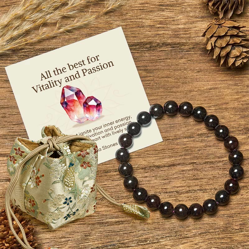 Buddha Stones All the Best for Love and Harmony Stone Quartz Bracelet Includes Gift Message Card