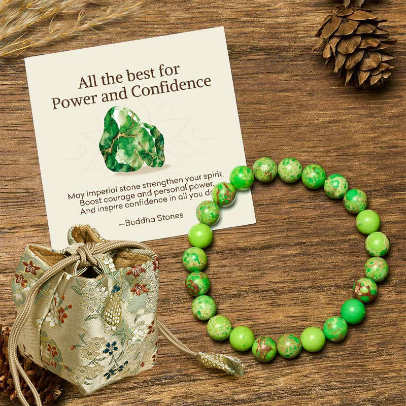Buddha Stones All the Best for Love and Harmony Stone Quartz Bracelet Includes Gift Message Card