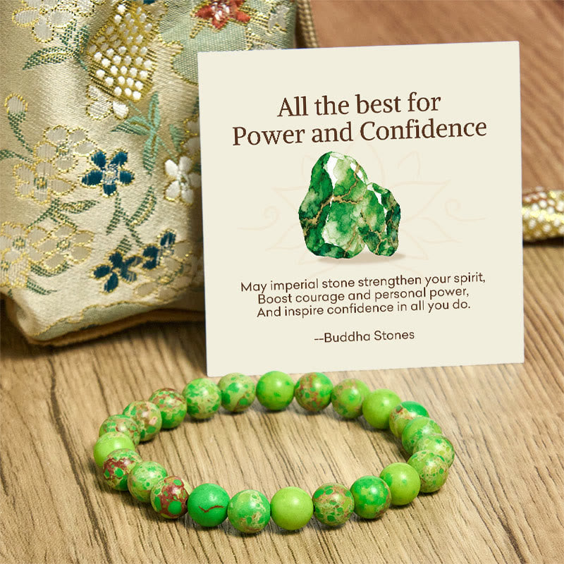 Buddha Stones All the Best for Love and Harmony Stone Quartz Bracelet Includes Gift Message Card