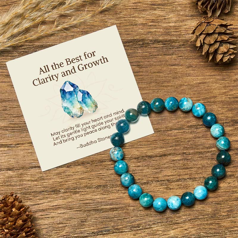 Buddha Stones All the Best for Love and Harmony Stone Quartz Bracelet Includes Gift Message Card
