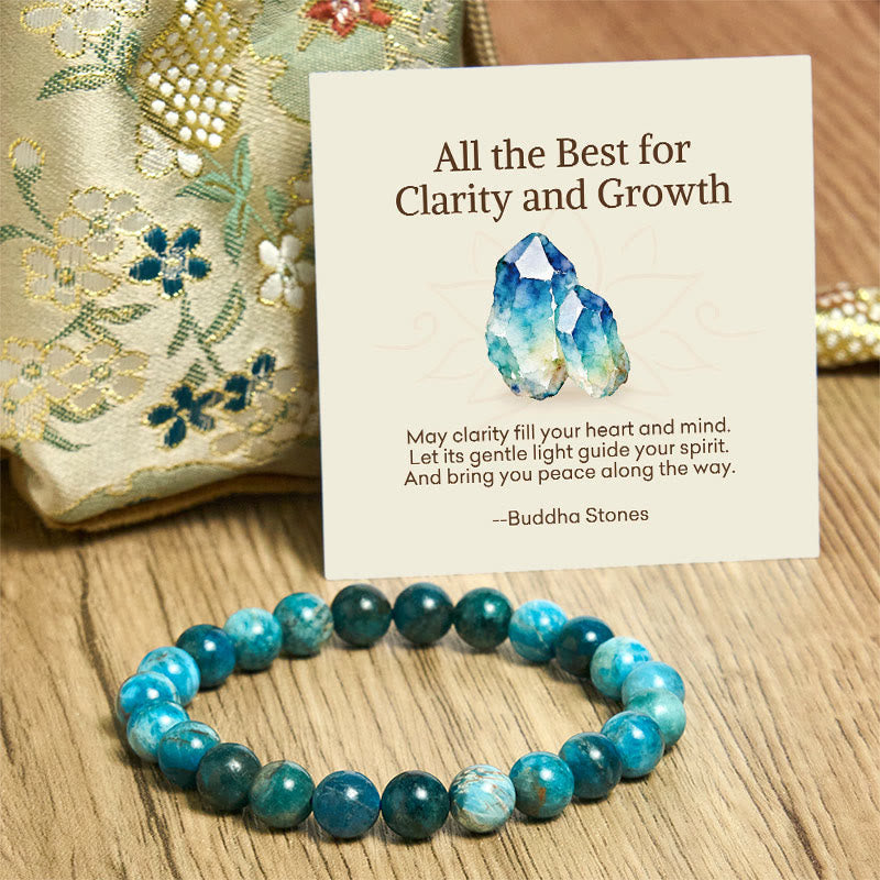 Buddha Stones All the Best for Love and Harmony Stone Quartz Bracelet Includes Gift Message Card