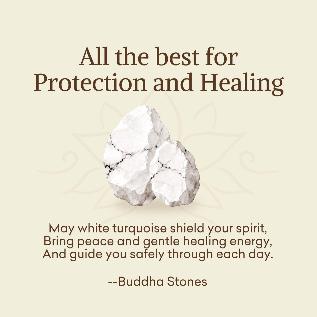 Buddha Stones All the Best for Love and Harmony Stone Quartz Bracelet Includes Gift Message Card