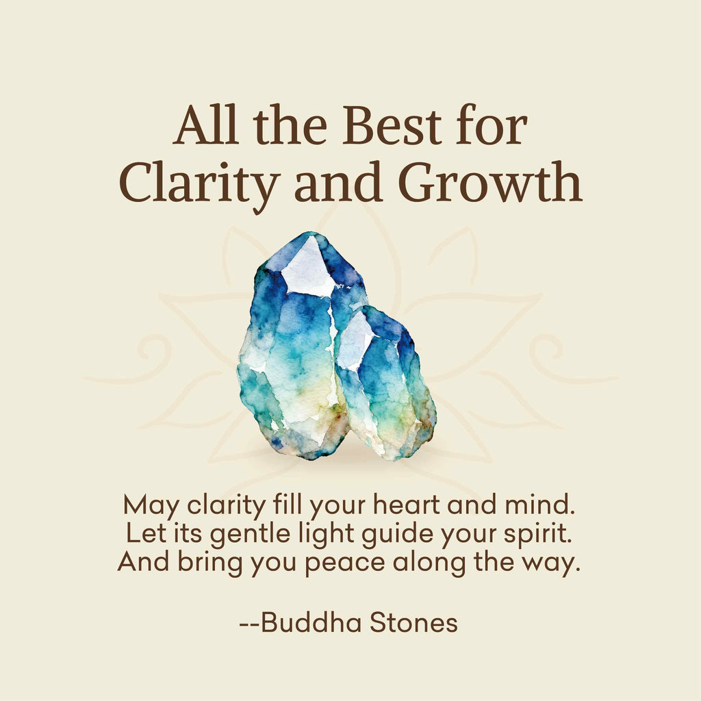 Buddha Stones All the Best for Love and Harmony Stone Quartz Bracelet Includes Gift Message Card