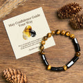 Buddha Stones May Confidence Guide Your Way Black Tourmaline Bracelet Includes Gift Message Card