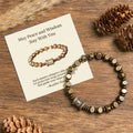 Buddha Stones Wishing You Balance and Strength Brass Amulet Bracelet Includes Gift Message Card