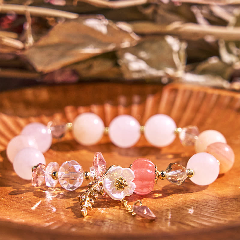 Buddha Stones Wishing You Light and Happiness Sun Stone Bracelet Includes Gift Message Card