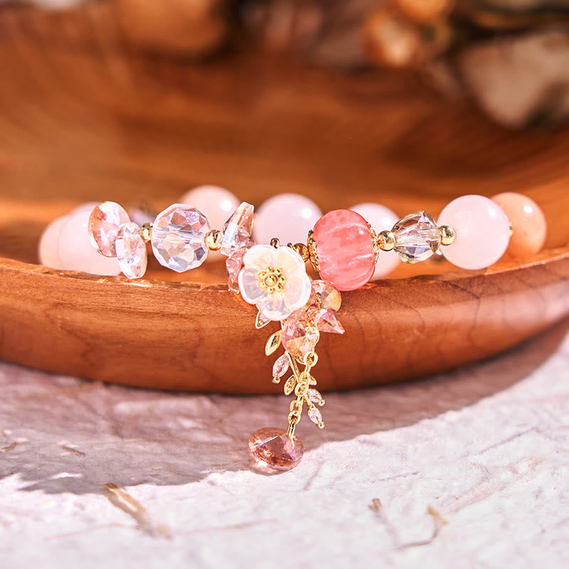 Buddha Stones Wishing You Light and Happiness Sun Stone Bracelet Includes Gift Message Card