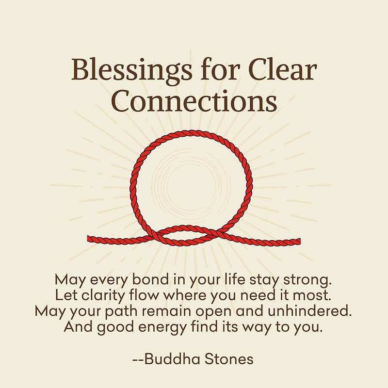 Buddha Stones Blessings for Clear Connections 925 Sterling Silver Lucky Golden Bead String Bracelet Anklet Includes Gift Message Card