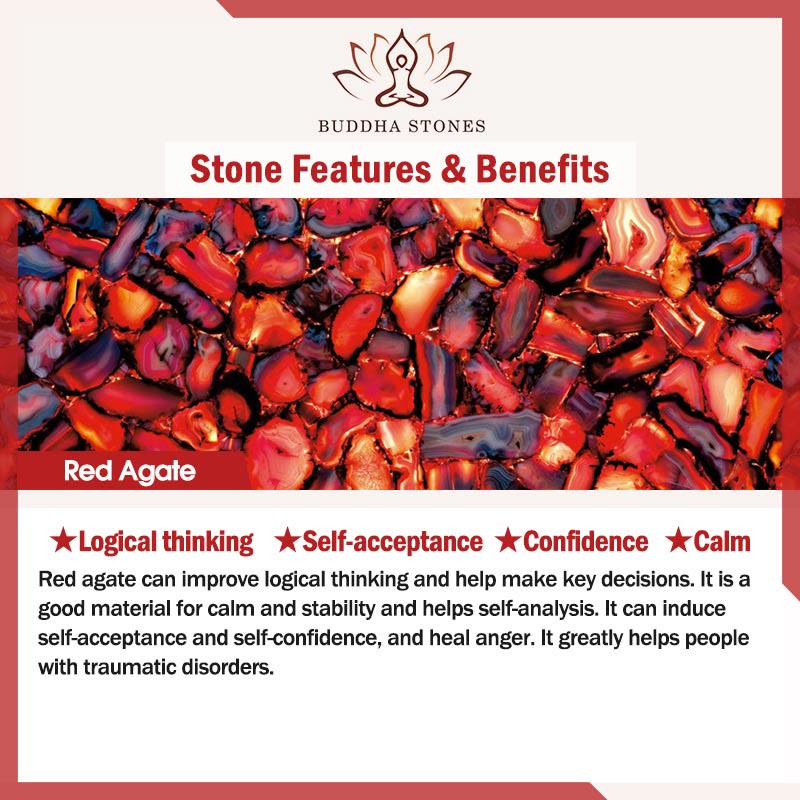 Buddha Stones May Love Surround You Natural 6Pcs Small Amethyst Red Jasper Red Agate Topaz Green Aventurine Love Stone Decoration Includes Gift Message Card