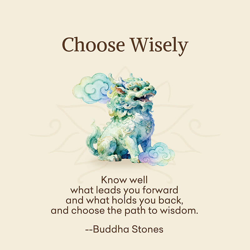 Buddha Stones Choose Wisely Natural Small PiXiu Green Aventurine Luck Decoration Includes Gift Message Card