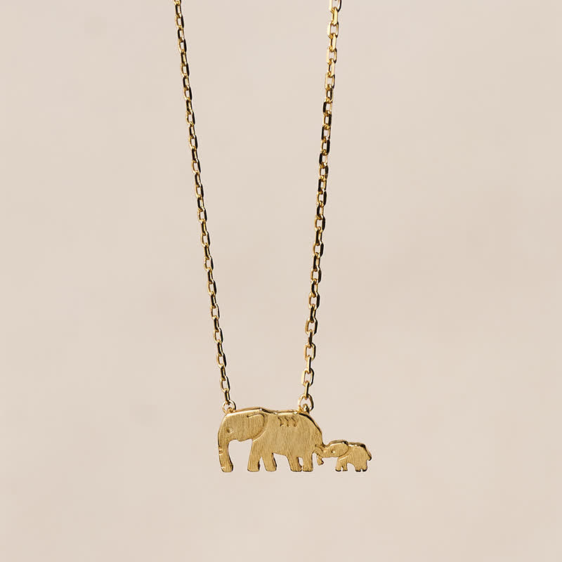 Buddha Stones FOR DEAREST MOTHER Elephant 925 Sterling Silver Necklace Pendants Includes Gift Message Card