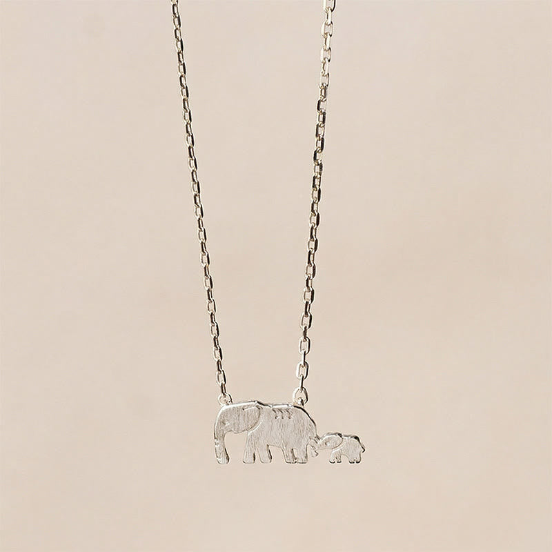 Buddha Stones FOR DEAREST MOTHER Elephant 925 Sterling Silver Necklace Pendants Includes Gift Message Card