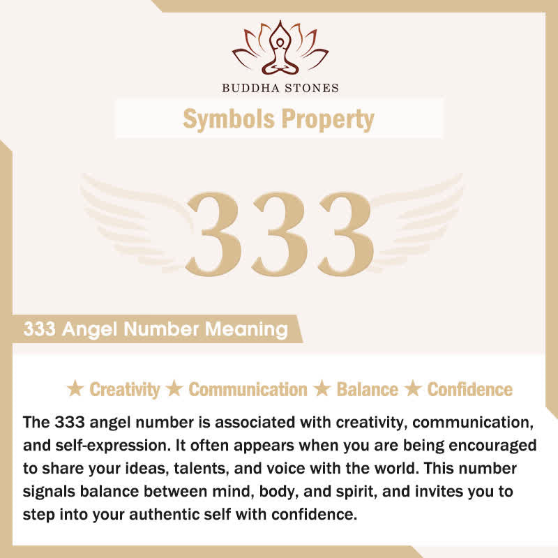 Buddha Stones Wishing Guidance and Strength 333 Angel Number Natural Rose Quartz Key Chain Hanging Decoration Includes Gift Message Card