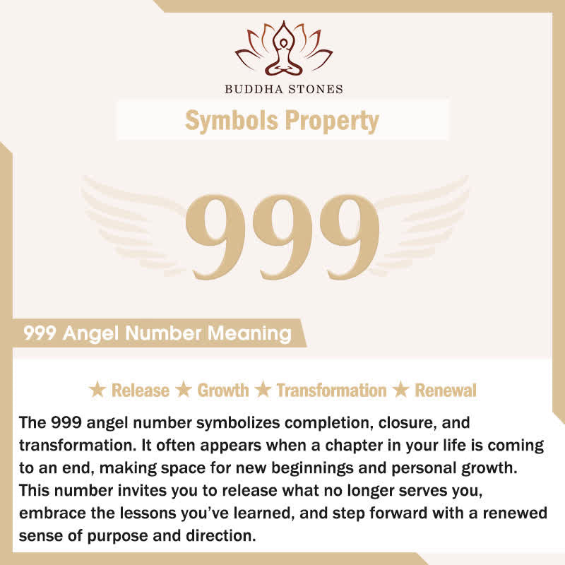 Buddha Stones Wishing Closure and New Beginnings 999 Angel Number Natural Black Obsidian Key Chain Hanging Decoration Includes Gift Message Card
