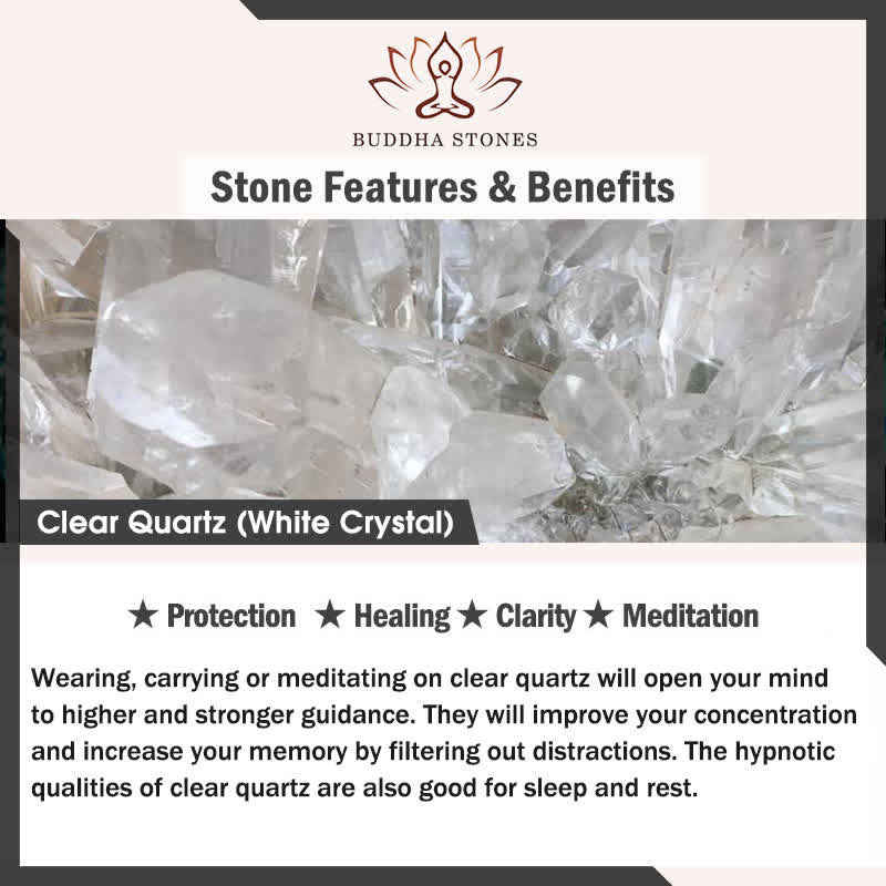 Buddha Stones Infinite Possibilities Begin 000 Angel Number Natural Clear Quartz Key Chain Hanging Decoration Includes Gift Message Card