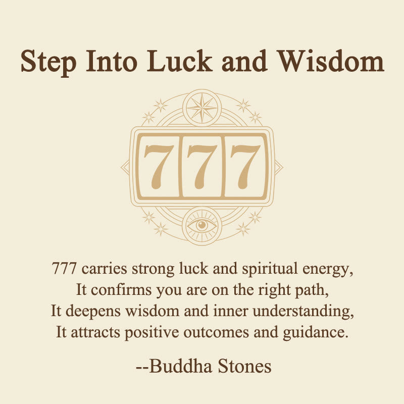 Buddha Stones Step Into Luck and Wisdom 777 Angel Number Natural Amethyst Key Chain Hanging Decoration Includes Gift Message Card