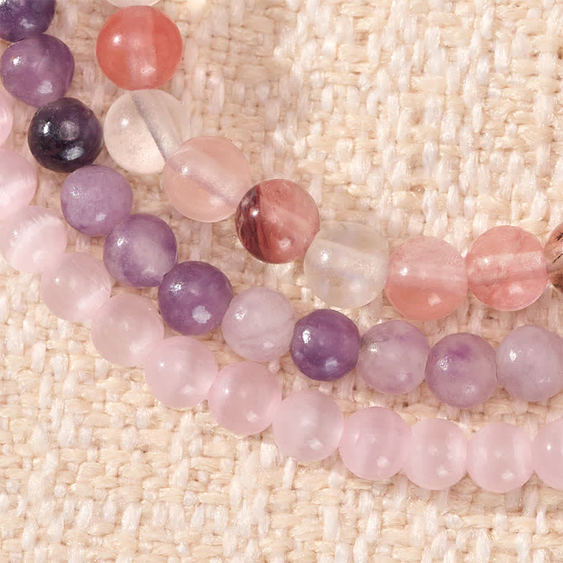 Buddha Stones 3pcs Soothe Your Inner Self Tourmaline Protection Bracelet Includes Gift Message Card