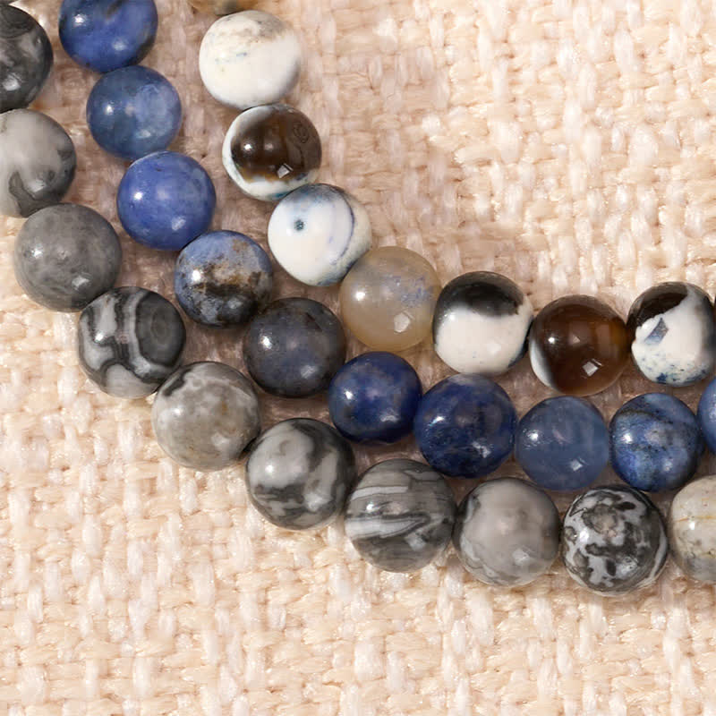 Buddha Stones 3pcs Ignite Your Grounded Power Fire Agate Truth Bracelet Includes Gift Message Card