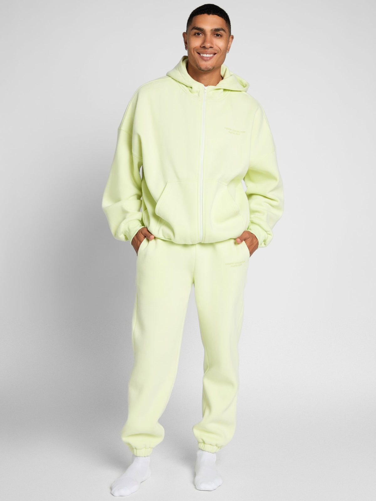 Pastel Zip Hoodie – Mega