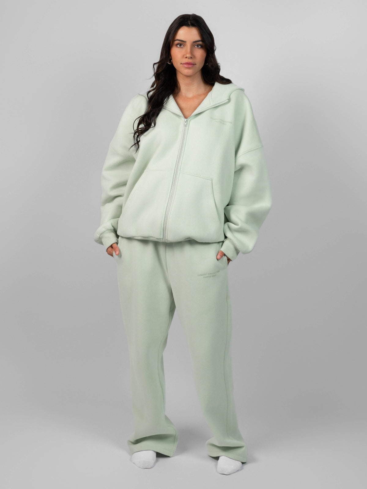 Pastel Zip Hoodie – Mega