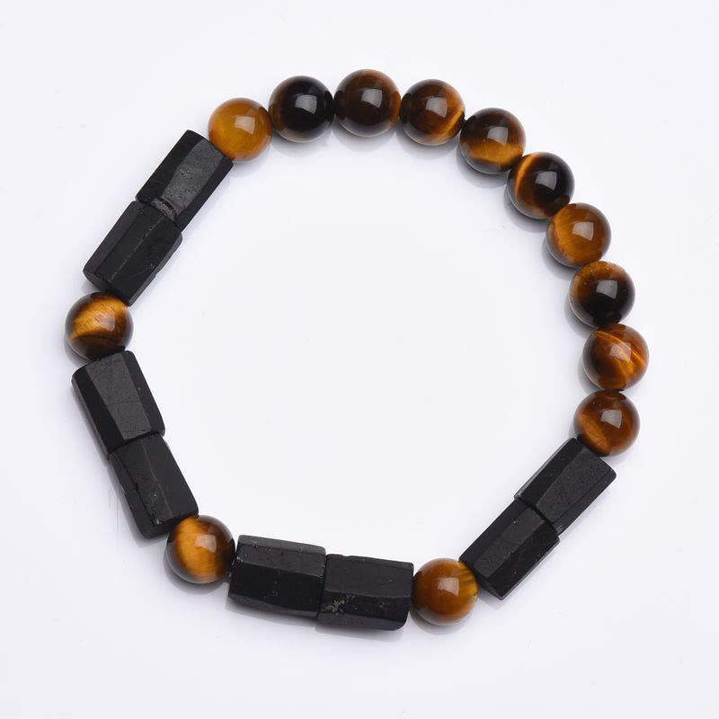 Buddha Stones May Confidence Guide Your Way Black Tourmaline Bracelet Includes Gift Message Card