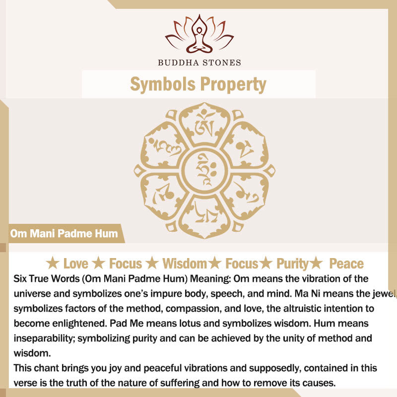 Buddha Stones Blessings of Light and Protection White Crystal Bracelet Includes Gift Message Card