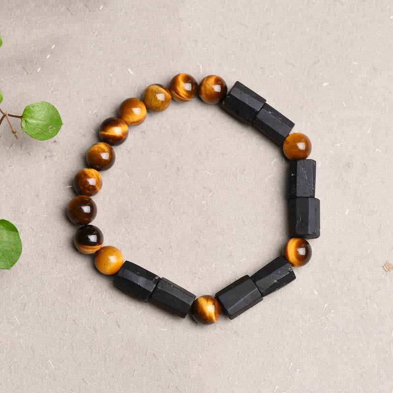 Buddha Stones May Confidence Guide Your Way Black Tourmaline Bracelet Includes Gift Message Card