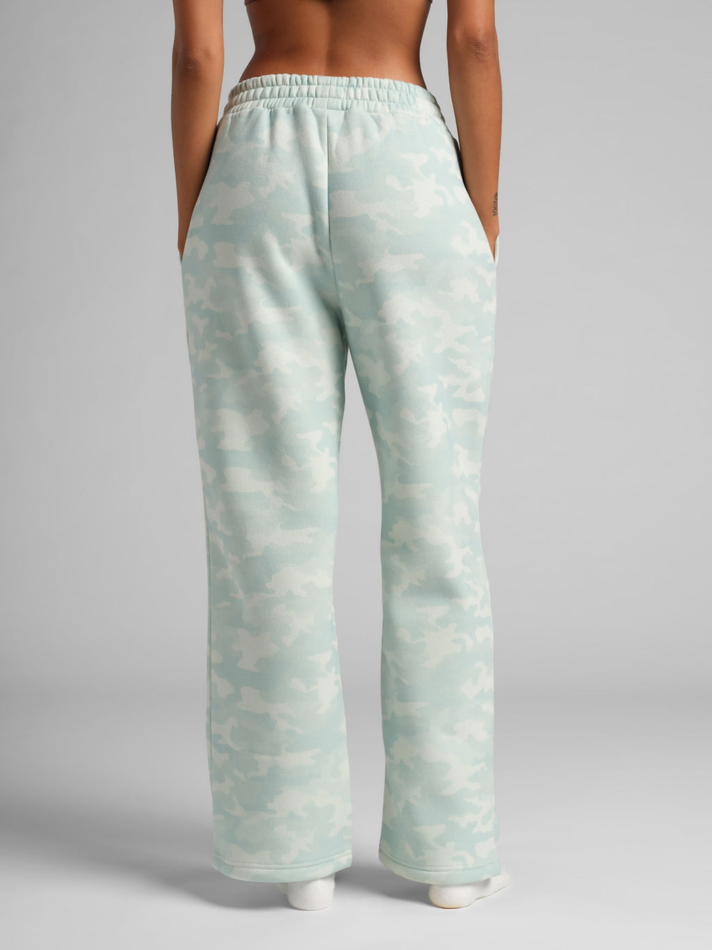Camo Straight Leg Sweatpants